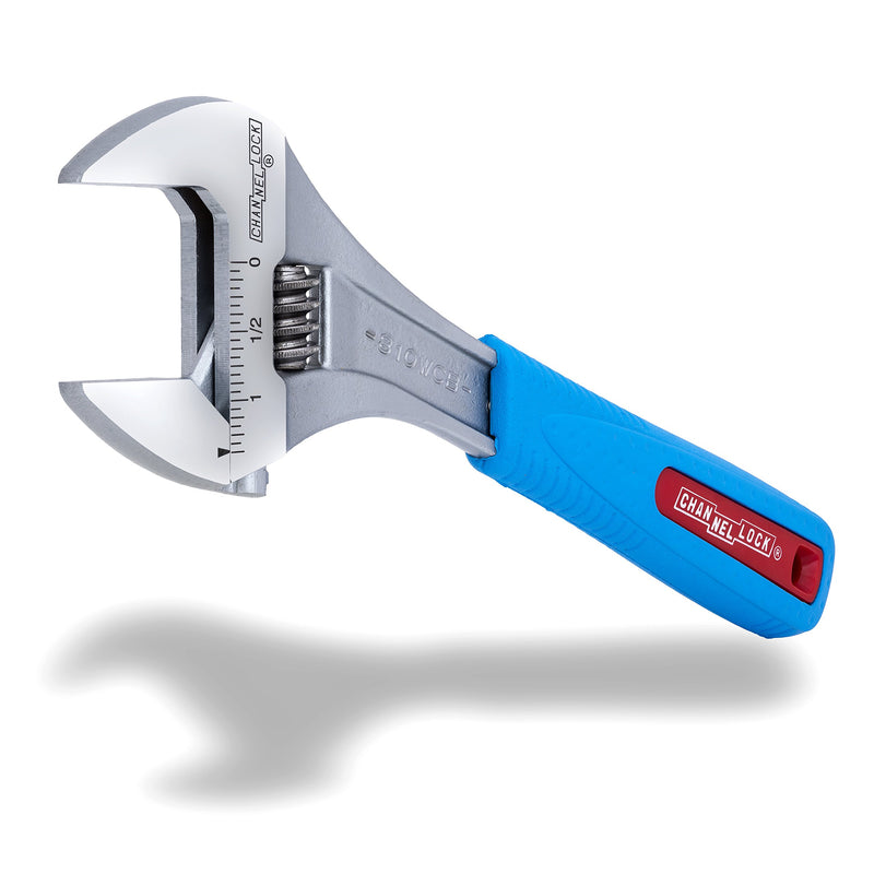  [AUSTRALIA] - Channellock 810WCB Code Blue Adjustable Wide Wrench, 10-Inch