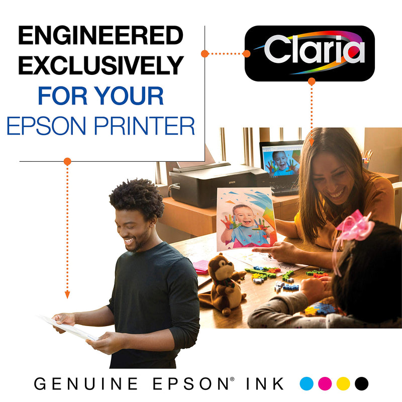  [AUSTRALIA] - EPSON T212 Claria -Ink High Capacity Black & Standard Color -Cartridge Combo Pack (T212XL-BCS) for select Epson Expression and WorkForce Printers 212XL Black Ink