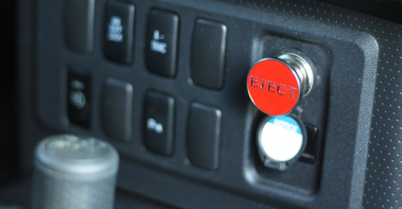 Kei Project Eject Button Car Cigarette Lighter Replacement 12V Accessory Push Button Fits Most Automotive Vehicles (Red) - LeoForward Australia