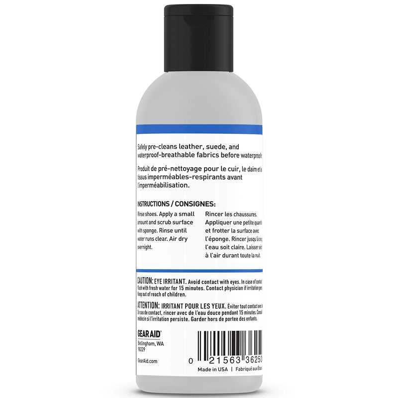  [AUSTRALIA] - GEAR AID Revivex Boot and Shoe Cleaner for Leather, Suede and Fabric, Concentrated, 4 fl oz (36250)