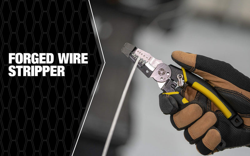  [AUSTRALIA] - Southwire - 65028140 Tools & Equipment S816SOLHD Forged Wire Stripper: Strips 8-16 AWG SOL And 10-18 AWG STR, Shears 6-32 & 8-32 Bolts, Linesman Head; Heavy Duty Forged Steel