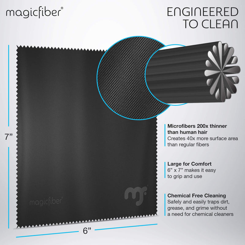 MagicFiber Microfiber Cleaning Cloths, 2 PACK - LeoForward Australia