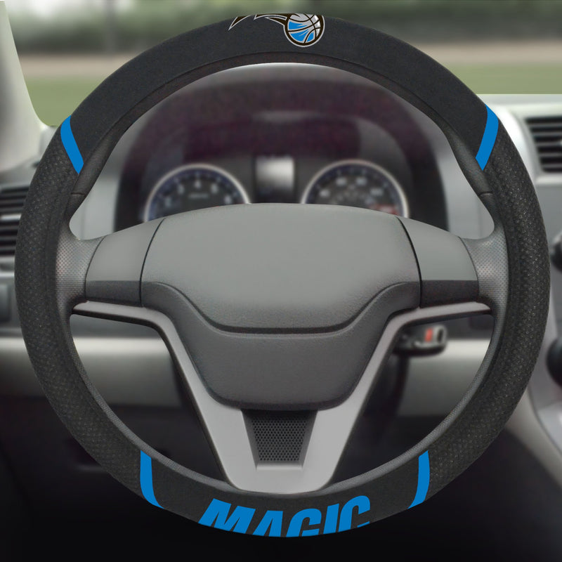  [AUSTRALIA] - FANMATS  14876  NBA Orlando Magic Polyester Steering Wheel Cover