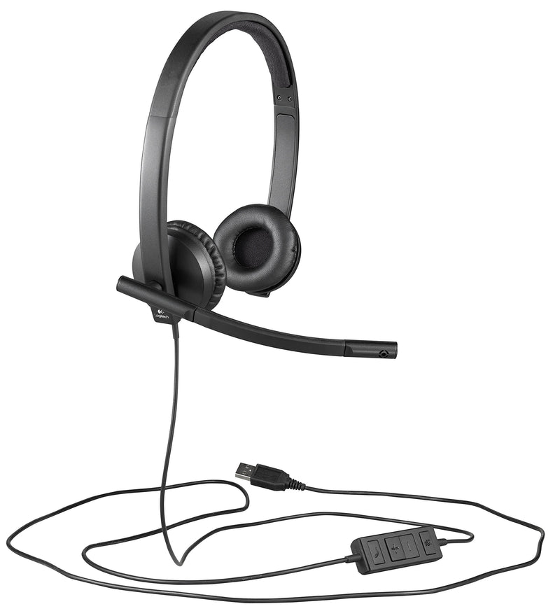  [AUSTRALIA] - Logitech USB Headset H570e Stereo - Black Standard Packaging