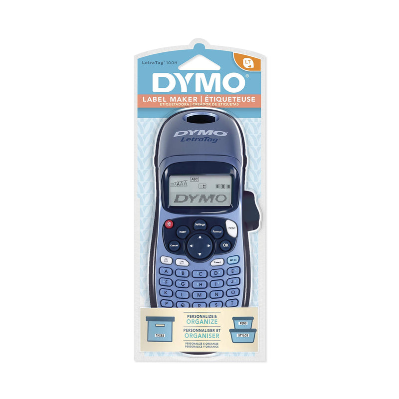 [AUSTRALIA] - DYMO Label Maker with 3 Bonus Labeling Tapes, LetraTag 100H Handheld Label Maker & LT Label Tapes, Easy-to-Use, Great for Home & Office Organization Machine Only