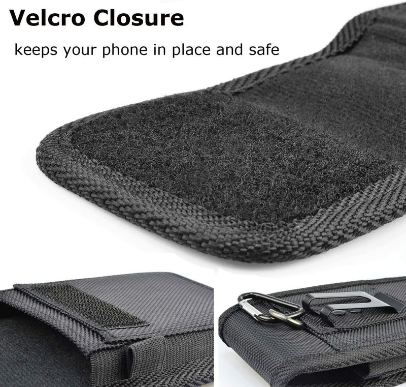  [AUSTRALIA] - Caseswill Phone Holster for Samsung Galaxy Z Fold5 Fold4 Fold3 S23 S22 S21 S20 FE Note20 Ultra A04 A04E A04S A14 A24 A34 A54 A03S A13 A23 A33 A53 A73 5G XCover 6 Pro Case Nylon Pouch Belt Clip Holster