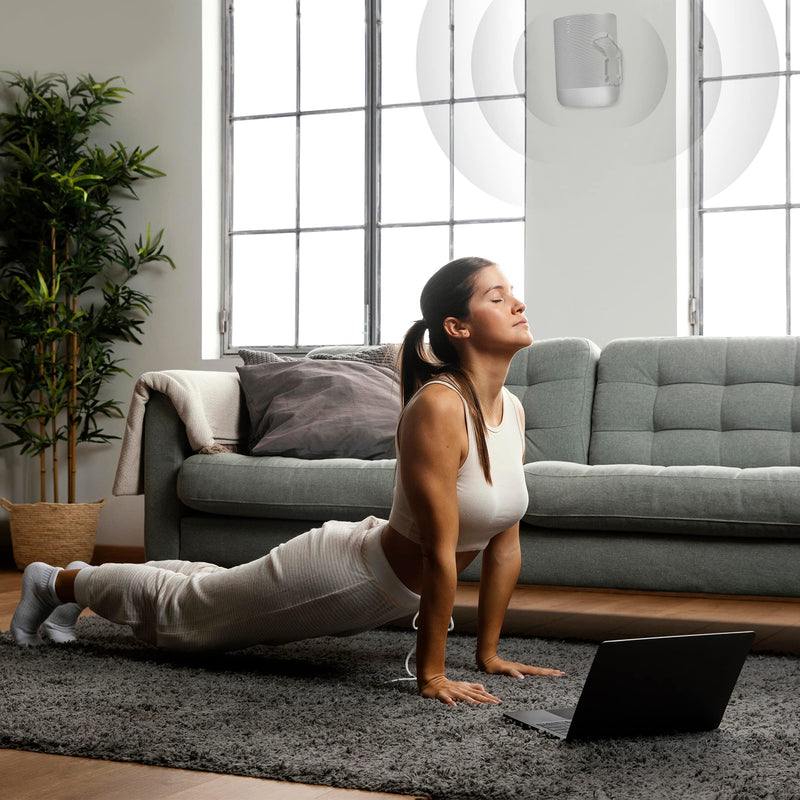  [AUSTRALIA] - Move Speaker Wall Mount Bracket, Weatherproof, Compatible with Sonos Move, Including Mounting Accessories, Lunar White