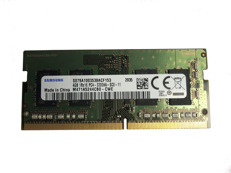  [AUSTRALIA] - Samsung 4GB DDR4 3200MHz PC4-25600 1.2V 1R x 16 SODIMM Laptop RAM Memory Module M471A5244CB0