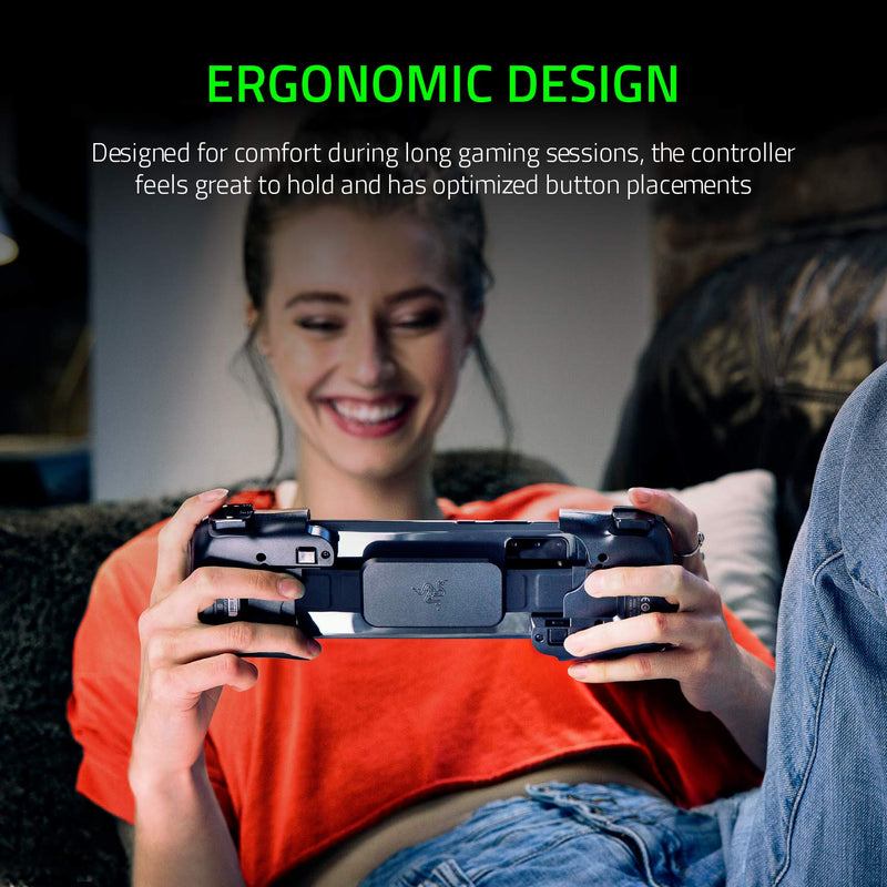  [AUSTRALIA] - Razer Kishi Mobile Game Controller / Gamepad for Android USB-C: Xbox Game Pass Ultimate, xCloud, Stadia, GeForce NOW, Luna - Passthrough Charging - Low Latency Phone Controller Grip - Samsung, Pixel