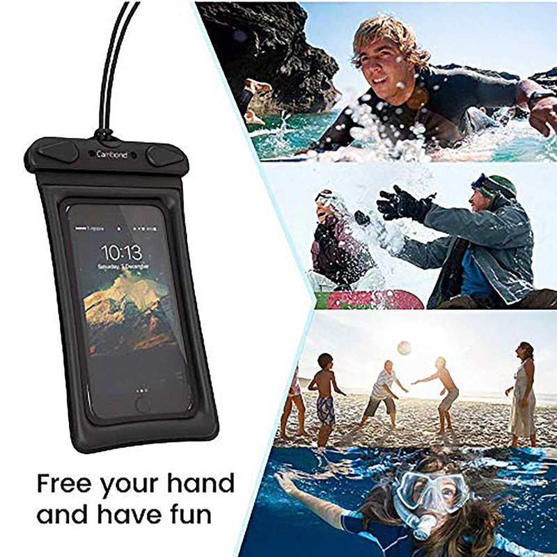  [AUSTRALIA] - Waterproof Phone Pouch, Cambond 3 Pack Floating Waterproof Phone Case, Water Proof Cell Phone Pouch Dry Bag for iPhone 12 Pro Max XR X 8 7 Plus Galaxy up to 6.5", Cruise Ship Beach Kayaking Travel