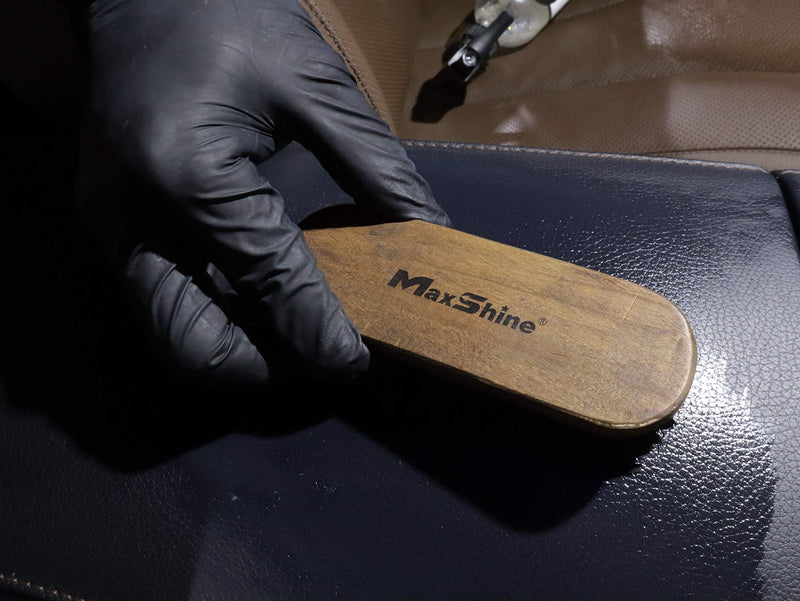  [AUSTRALIA] - Maxshine Leather Nylon Bristle Brush for Car Detailing Carpet Upholstery