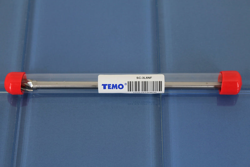 TEMO SC-3L6 NF Aluminum Cut Carbide Burr File, 3/8 Inch (9.5 mm) Head Cylinder Ball, 1/4 Inch (6.35 mm) Diameter 6 Inch (152 mm) Long Shank 6" SC-3L6 - LeoForward Australia