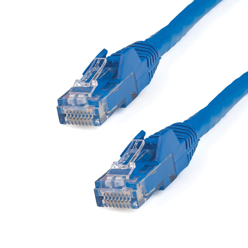  [AUSTRALIA] - StarTech.com 50ft CAT6 Ethernet Cable - Blue CAT 6 Gigabit Ethernet Wire -650MHz 100W PoE++ RJ45 UTP Category 6 Network/Patch Cord Snagless w/Strain Relief Fluke Tested UL/TIA Certified (N6PATCH50BL)