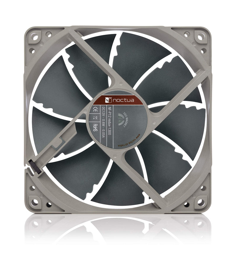  [AUSTRALIA] - Noctua NF-P12 redux-1300, Quiet Fan, 3-Pin, 1300 RPM (120mm, Grey)