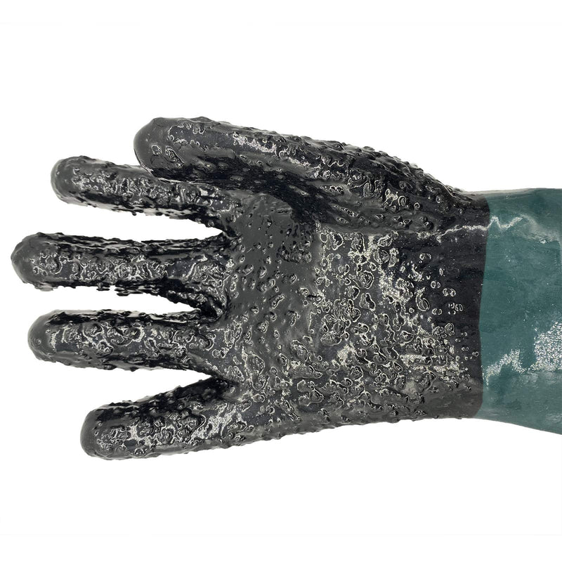  [AUSTRALIA] - Rubber Sandblaster Gloves for Abrasive Blasting be Used on Sandblast Cabinet Sand Blasting Gloves With Particle