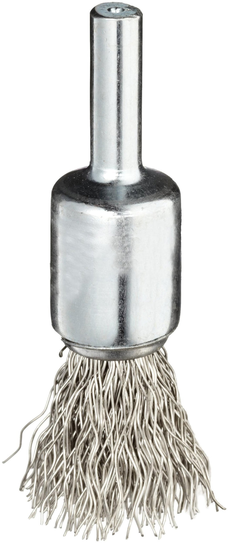  [AUSTRALIA] - Weiler 10015 1/2" Crimped Wire End Brush, .014" Stainless Steel Fill, Made in the USA 0.014" Wire Fill