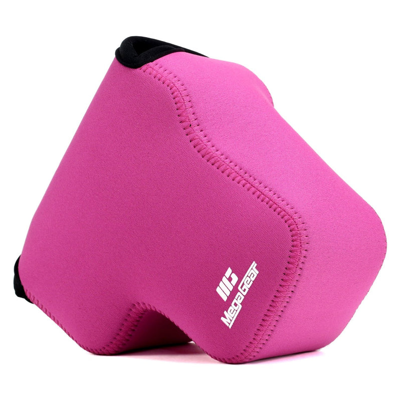  [AUSTRALIA] - MegaGear Ultra Light Neoprene Camera Case Compatible with Sony Cyber-Shot DSC-RX10 IV, DSC-RX10 III Hot Pink