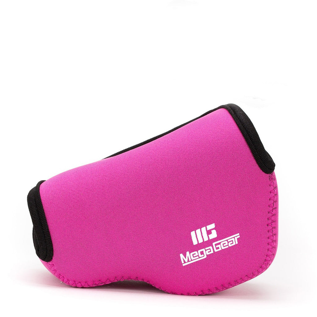  [AUSTRALIA] - MegaGear MG064 Ultra Light Neoprene Camera Case Compatible with Sony Alpha A6400, A6500, A6300, A6000 (16-50 mm)-Hot Pink (MG066) Hot Pink