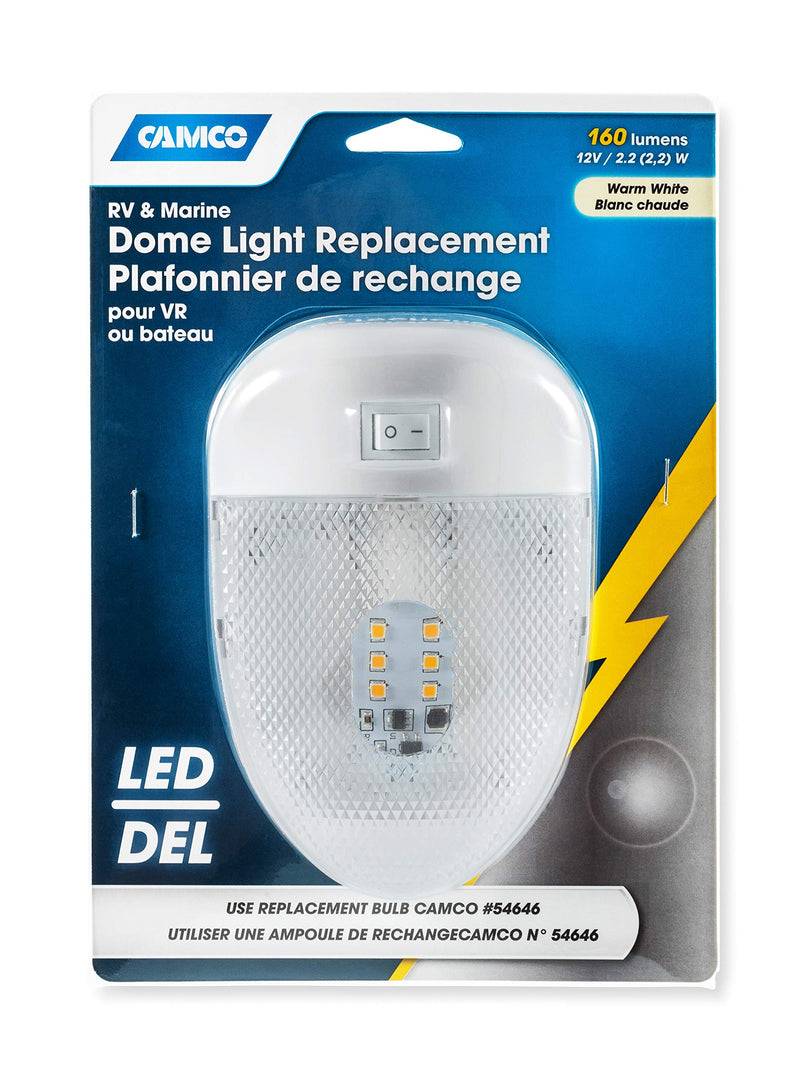  [AUSTRALIA] - Camco 41331 Replacement LED Single Dome Light