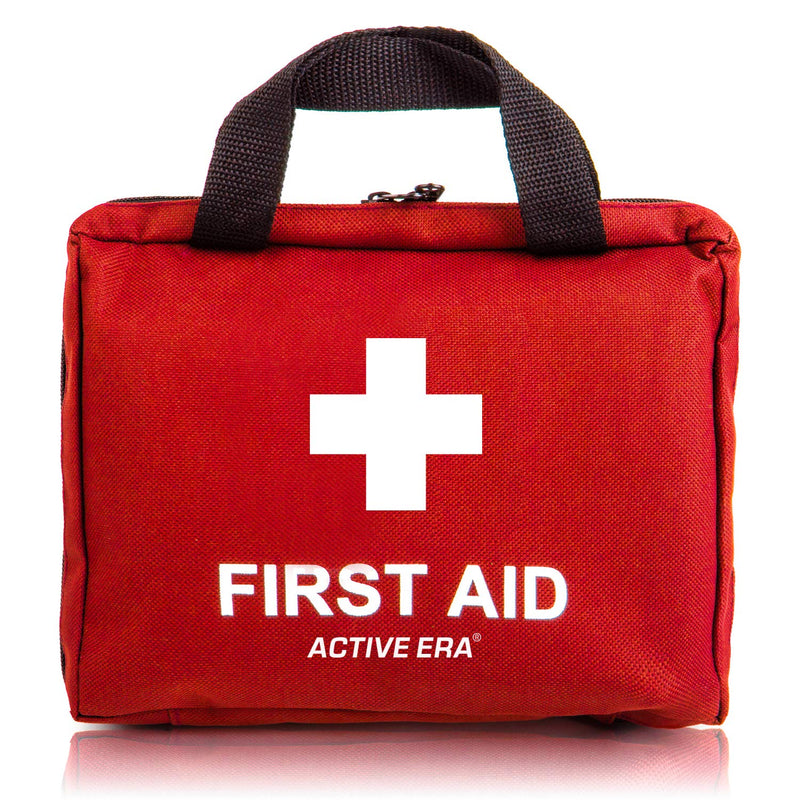 [AUSTRALIA] - Premium First Aid Kit [90 Pieces] Essential First Aid Kit for Camping, Hiking, Office with Medical Supplies and Handle - First Aid Kit for Home, Car, Travel, Survival 90 Piece Set