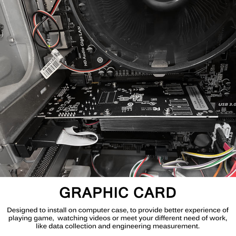  [AUSTRALIA] - Generic Computer Graphics Card, 1G GT610 Image Card Graphics Card, Alloy Material Desktop Computer Heat Distribution Performance Gaming Graphics Card