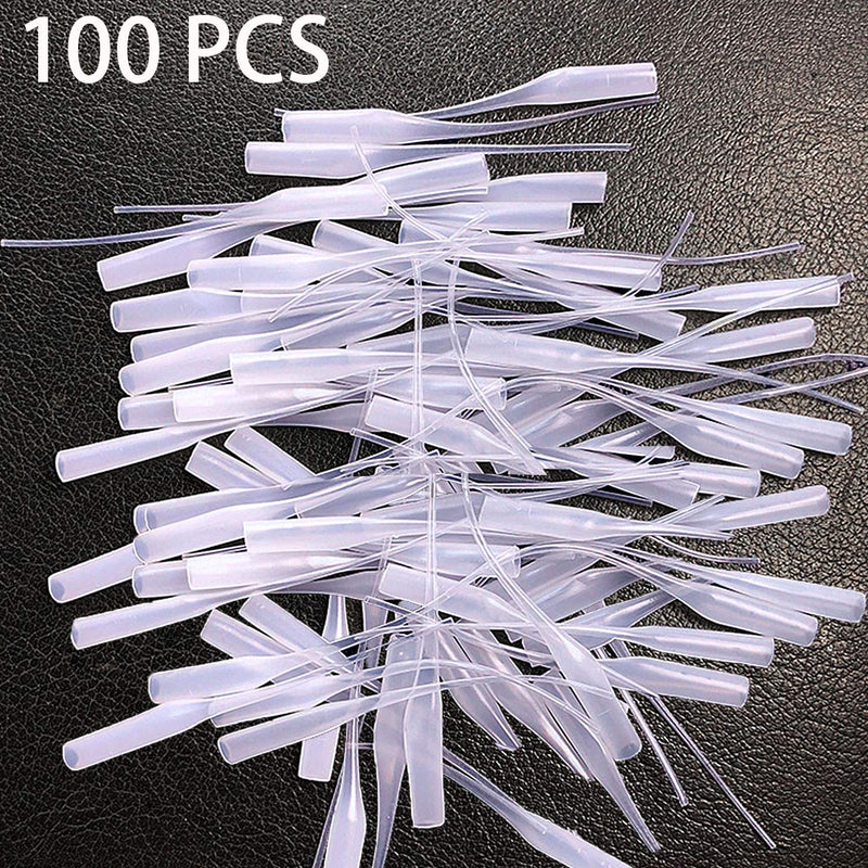  [AUSTRALIA] - PAGOW Glue Micro Tips, 100 PCS Precision Micro-Tips, Glue Extender Applicator for Dispensing Adhesive Dispensers Crafting, Great Work with CA Building Stick, Handmade Craft Tissue Model Projects