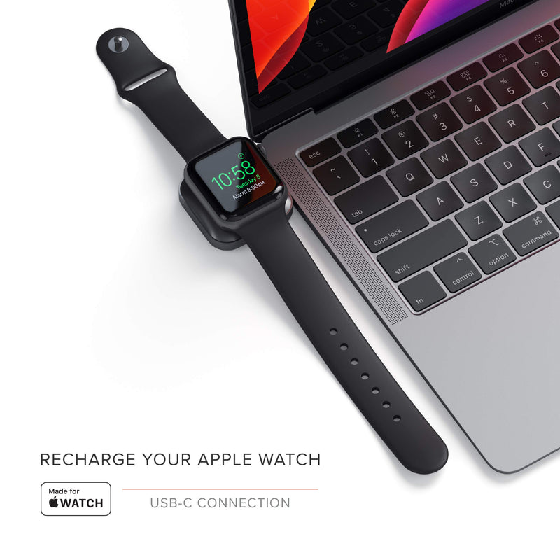 Satechi USB-C Magnetic Charging Dock [MFi-Certified] Portable Watch Charger - Compatible with Apple Watch Series 6/SE/5/4/3/2/1 (Cable Not Included) - LeoForward Australia