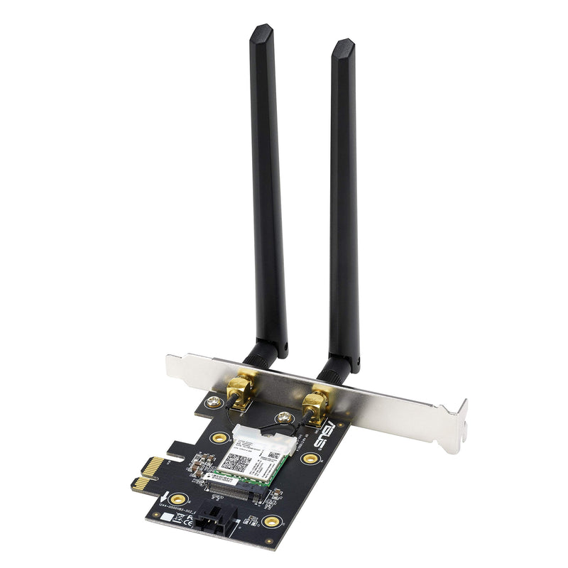  [AUSTRALIA] - ASUS PCE-AX3000 WiFi 6 (802.11ax) Adapter with 2 External Antennas. Supporting 160MHz for Total Data Rate up to 3000Mbps, Bluetooth 5.0, WPA3 Network Security, OFDMA and MU-MIMO