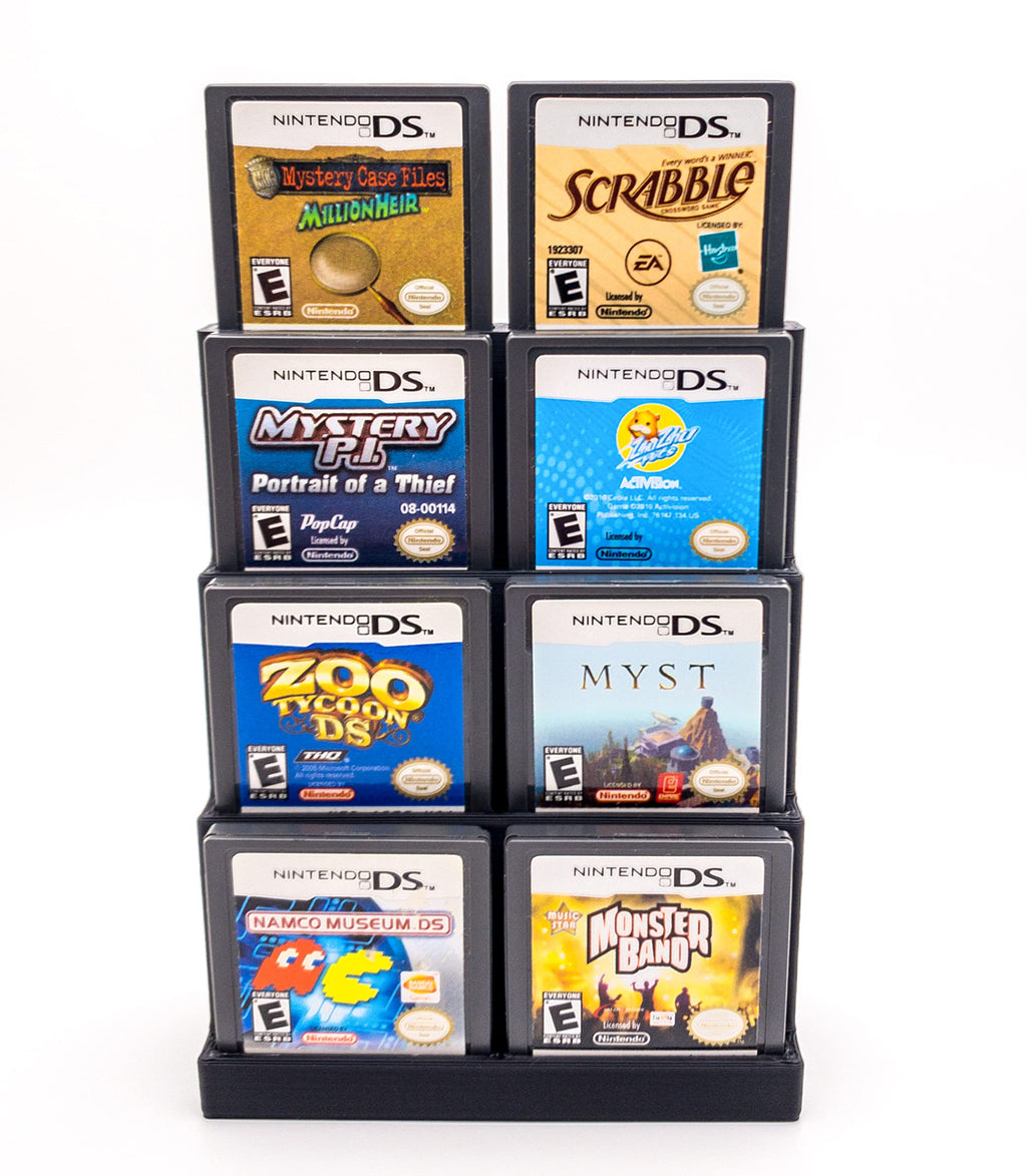  [AUSTRALIA] - Tiered 8 Game Display for Nintendo DS 3DS - Stepped Cartridge Holder