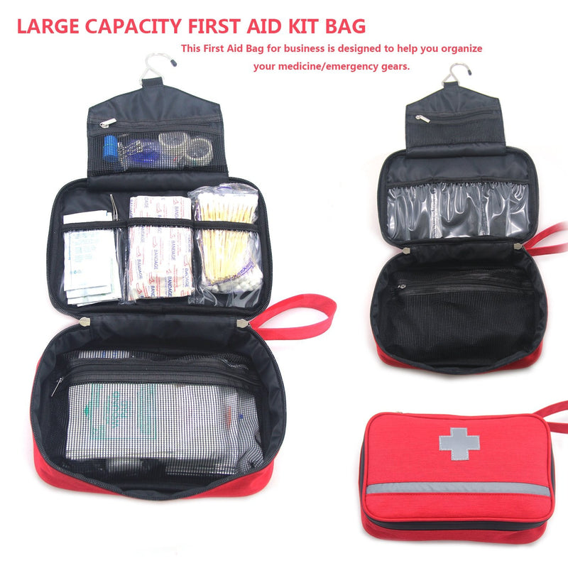  [AUSTRALIA] - First Aid Kit Bag Reflective Emergency Empty Bag Emergency Equipment Kits Gift Choice for Family,Home, Outdoors,Hiking&Camping,Car, Workplace, Office