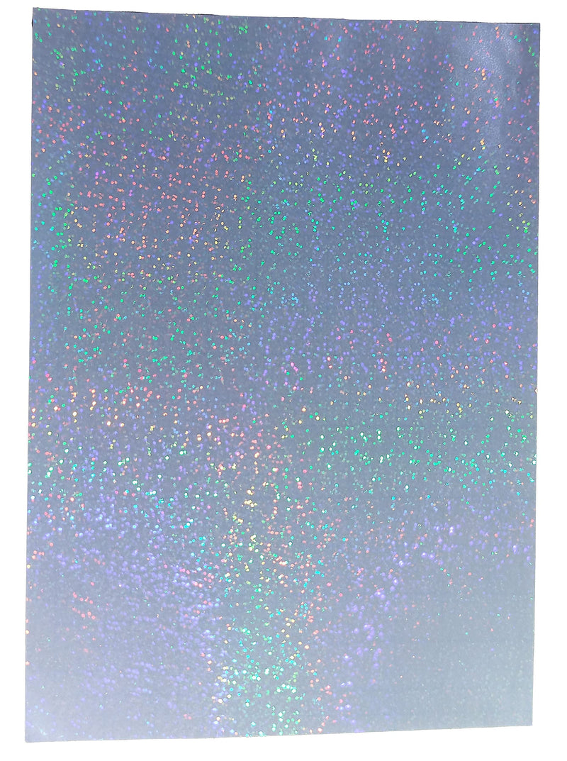  [AUSTRALIA] - 25 Sheets A4 Size Diamond Glitter Holographic Cold Laminate Sheet Premium Overlay Laminating Self-Adhesive Sheets