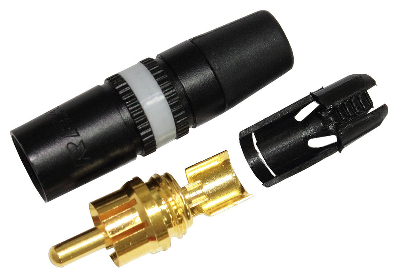 2 Foot RCA Cable Pair - Made with Canare L-4E6S, Star Quad, Audio Interconnect Cable and Neutrik-Rean NYS Gold RCA Connectors – Directional Design - Custom Made by WORLDS BEST CABLES - LeoForward Australia