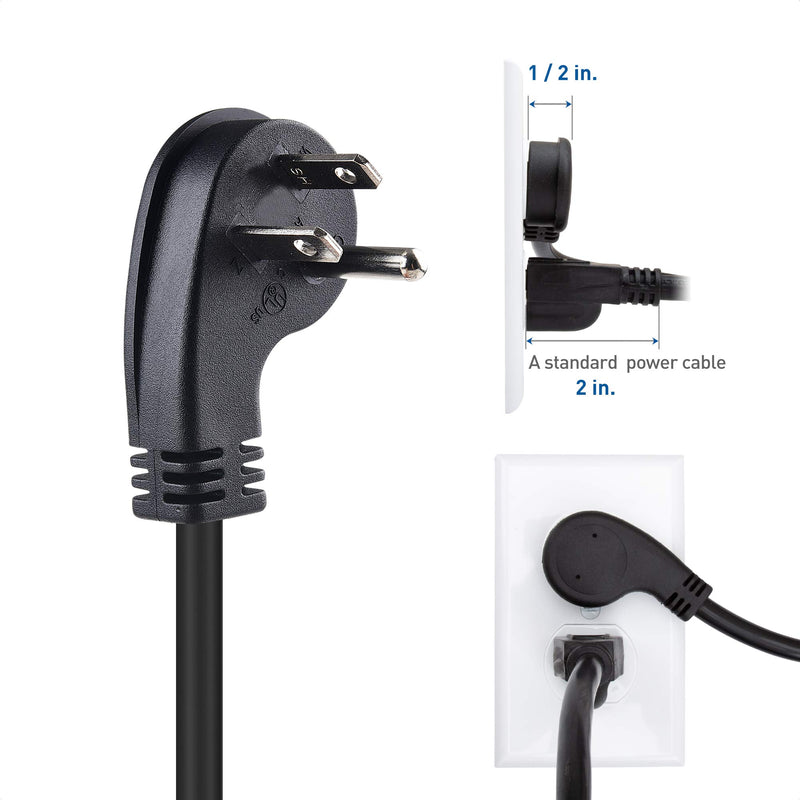 Cable Matters Computer Power Cord Splitter (NEMA 5-15P to 2X IEC C13) - 6 Feet 6 ft - LeoForward Australia