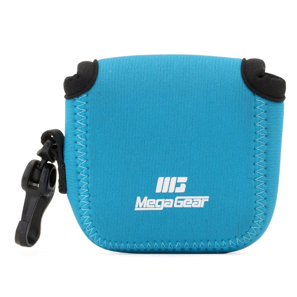  [AUSTRALIA] - MegaGear Ultra Light Neoprene Camera Case Compatible with GoPro Hero9, Hero8, DJI Osmo Action, Sony RX0 II, GoPro Hero 7, Sony RX0 1.0 Blue