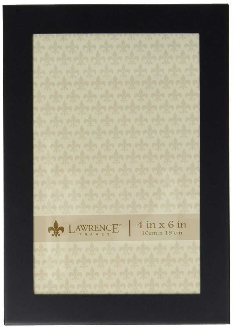  [AUSTRALIA] - Lawrence Frames Black 4 by 6 Metal Picture Frame 4x6