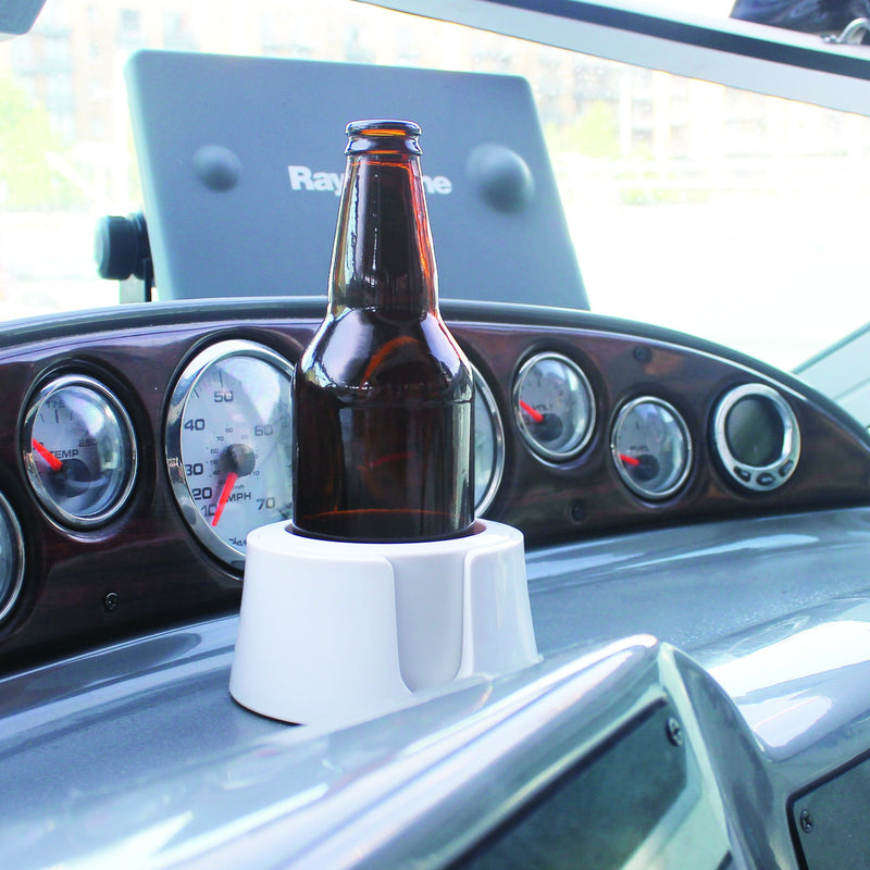  [AUSTRALIA] - TableCoaster – The Ultimate Anti-Spill Cup Holder Drink Coaster (Glacier White) Glacier White