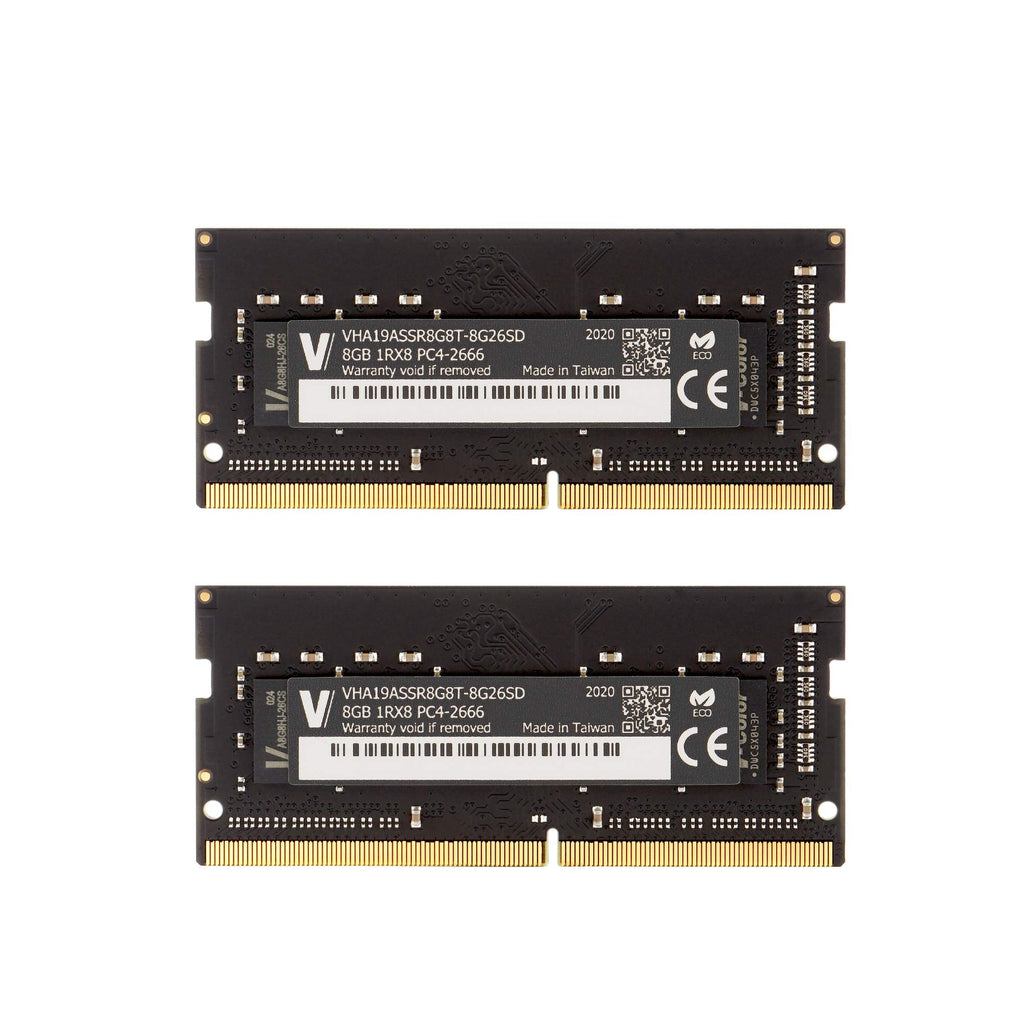  [AUSTRALIA] - v-Color 16GB(2x8GB) DDR4 2666MHz RAM for Laptop/Notebook, iMac 2020 & 2019 Apple27 w/Retina 5K Display iMac SO-DIMM Memory Module Ram Upgrade CL19 1.2V (TN48G26S819K-VC) 16GB Kit(2x8GB)