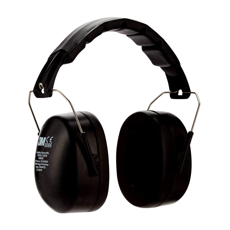  [AUSTRALIA] - 3M Folding Earmuff, Black, NRR 25dB