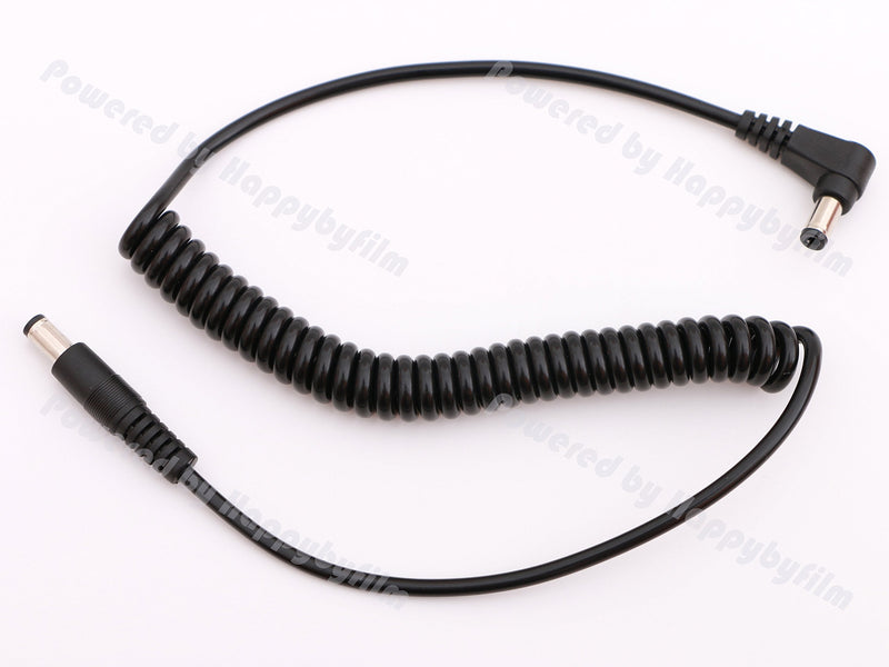  [AUSTRALIA] - 5.5/2.5mm DC Coiled Power Cable BMCC Cable DC Male Angled& Straight Plug Jack