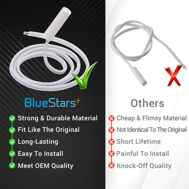  [AUSTRALIA] - Ultra Durable WR55X10025 Refrigerator Temperature Sensor replacement by BlueStars - Exact Fit for General Electric & Hotpoint Refrigerators - Replaces 914093 AP3185407 PS304103 WR50X10027