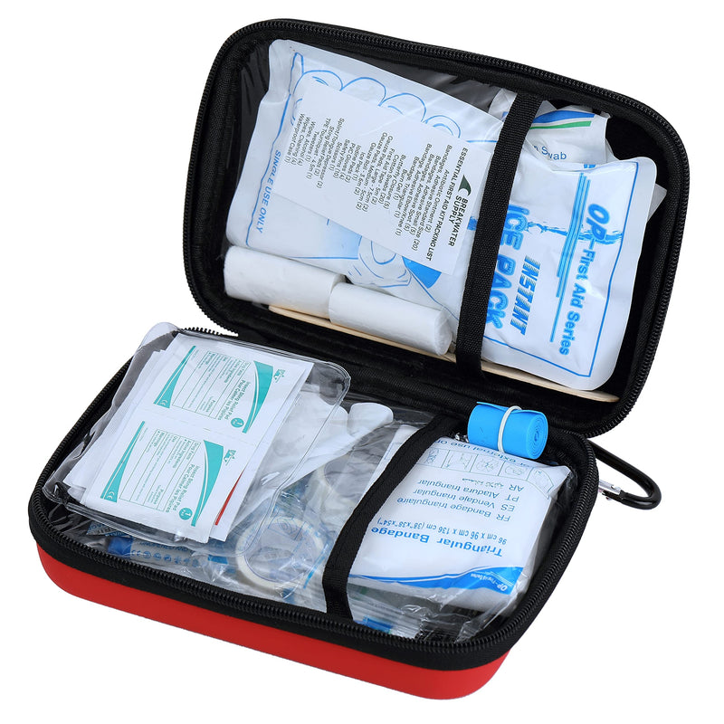  [AUSTRALIA] - Breakwater Supply™ First Aid Kit for Car, Home, Office, Travel, Dorm, 101 Piece HSA FSA Household Essentials Medical Kit & Emergency Supplies + Waterproof Non-Slip Case