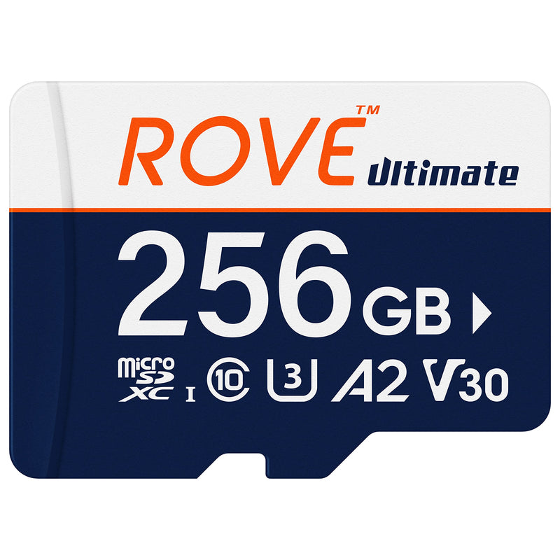  [AUSTRALIA] - ROVE Ultimate Micro SD Card microSDXC 256GB Memory Card with USB 3.2 Type C Card Reader 170MB/s C10, U3, V30, 4K, A2 for Dash Cam, Android Smart Phones, Tablets, Games