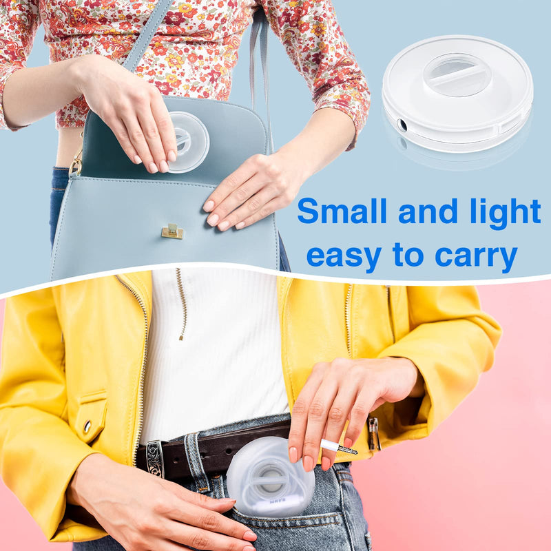  [AUSTRALIA] - 9 Pcs Charging Cord Organizer Portable Charger Cord Holder Round Storage Cable Winder Retractable Cable Management Flexible USB Cable Reel for Home Office Classroom, Transparent