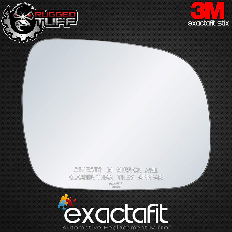 exactafit 8129R Passenger Side Mirror Glass Replacement Plus 3m Adhesives Compatible With Lexus RX330 RX350 RX400H Right Hand Door Wing RH - LeoForward Australia