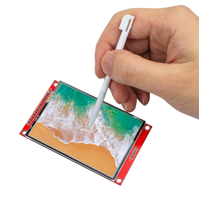  [AUSTRALIA] - Hosyond 3.2 Inches TFT LCD Touch Display Screen Panel 320x240 SPI Serial ILI9341 with Touch Pen Compatible with Arduino R3/Mega Development Board