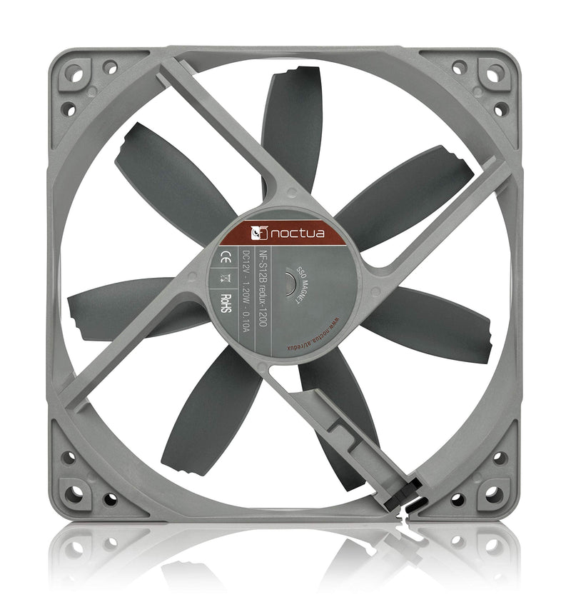  [AUSTRALIA] - Noctua NF-S12B redux-1200, High Performance Cooling Fan, 3-Pin, 1200 RPM (120mm, Grey)