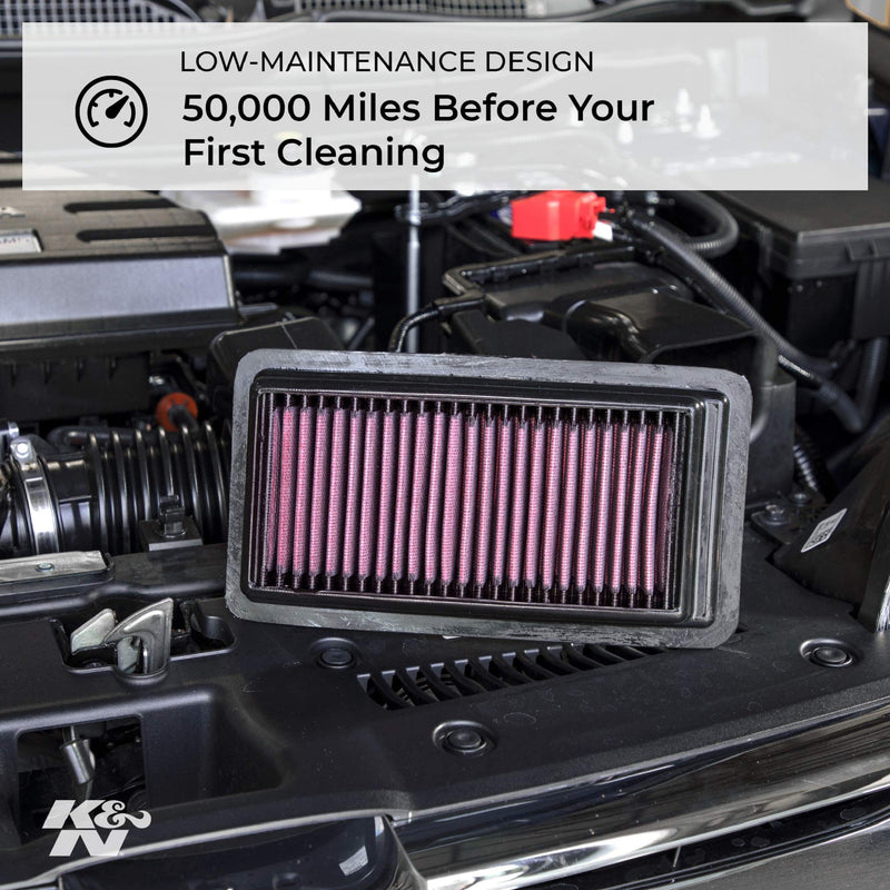 K&N Engine Air Filter: High Performance, Premium, Washable, Replacement Filter: Fits 2007-2017 Audi L4 1.8/2.0L (A5 Quattro, Q5, A4, A5), 33-2945 - LeoForward Australia