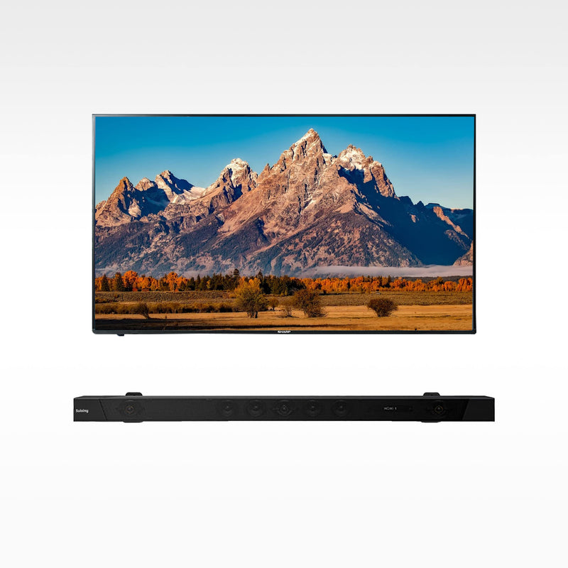  [AUSTRALIA] - Suixing Universal Sound Bar Mounts Wall Mount Kit Soundbar Mounting Bracket for Samsung, Sony, LG, Vizio Soundbar Wall Mount Brackets with Hardware Kit Black_02