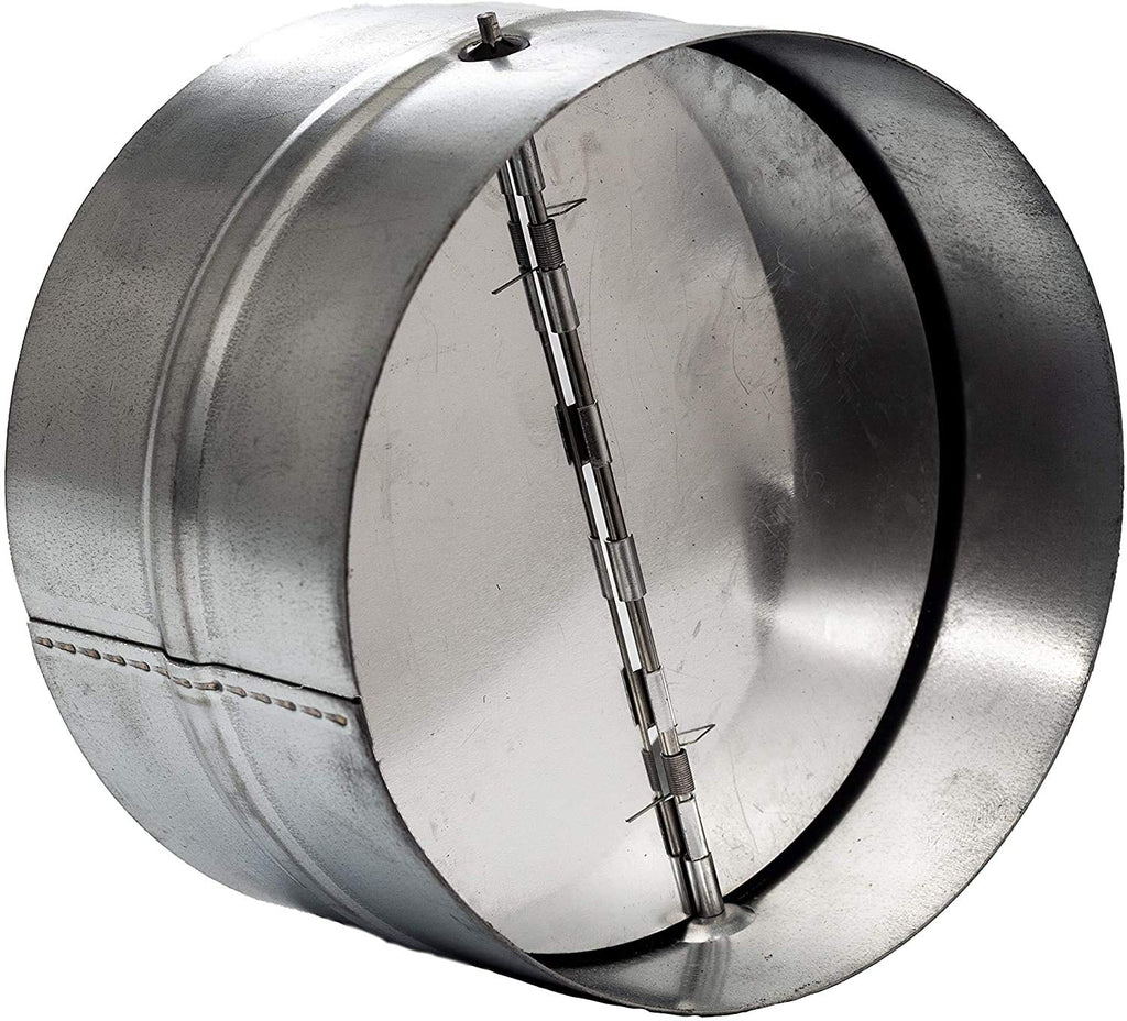  [AUSTRALIA] - Vent Systems 10'' Inch Backdraft Damper - Backflow Shutter - Heavy-Duty Inline Springs - One-Way Airflow Ducting Insert - Inline Fan Vent Deflector 1 10 Inch