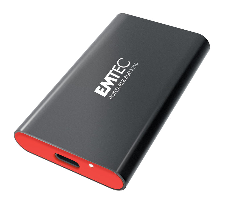  [AUSTRALIA] - Emtec 256GB X210 Elite SATA III Portable Solid State Drive (SSD) with NAND Technology ECSSD256GX210